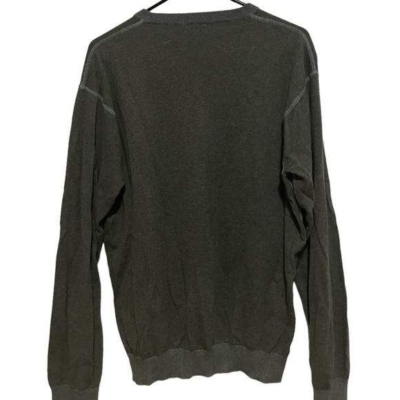 Cullen Cotton Blue Long Sleeve Crewneck Sweater Size Large - Picture 2 of 4